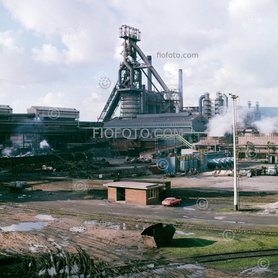 Blast Furnace Port Talbot steelworks, South Wales, UK