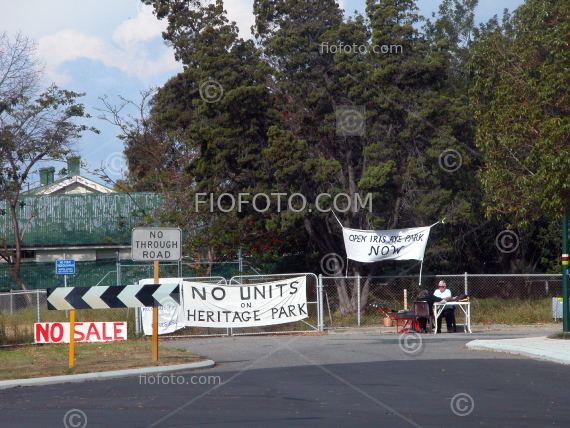 Development protest, Dalkieth, Perth, Western Australia