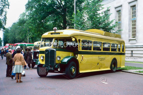 Vintage Vanguard bus, Cardiff, South Wales
